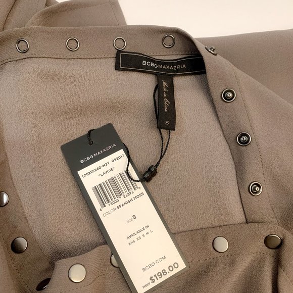 NWT BCBGMaxAzria Laycie Long Sleeve Blouse Size Small - Picture 8 of 13